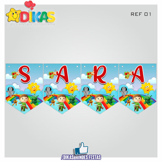 BANDEIROLA PERSONALIZADA - BABY TV