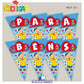 BANDEIROLA "PARABÉNS" - RUCA
