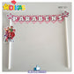 BANDEIRINHA DECORATIVA PARA BOLO - GRUPO DOS ROSA