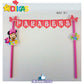 BANDEIRINHA DECORATIVA PARA BOLO - MINNIE BABY