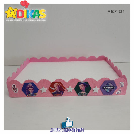 BANDEJA ARTESANAL GRANDE - GUERREIRAS DO K-POP