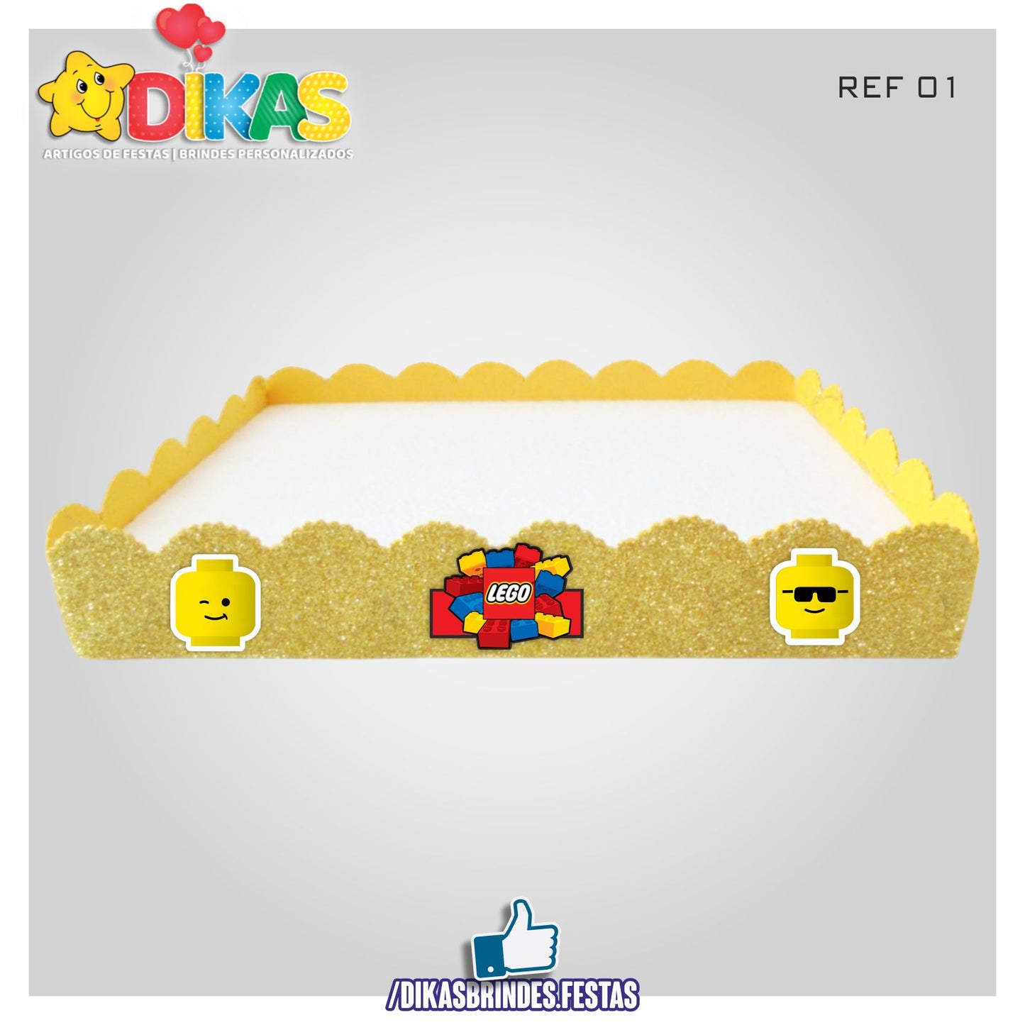 BANDEJA ARTESANAL GRANDE - LEGO