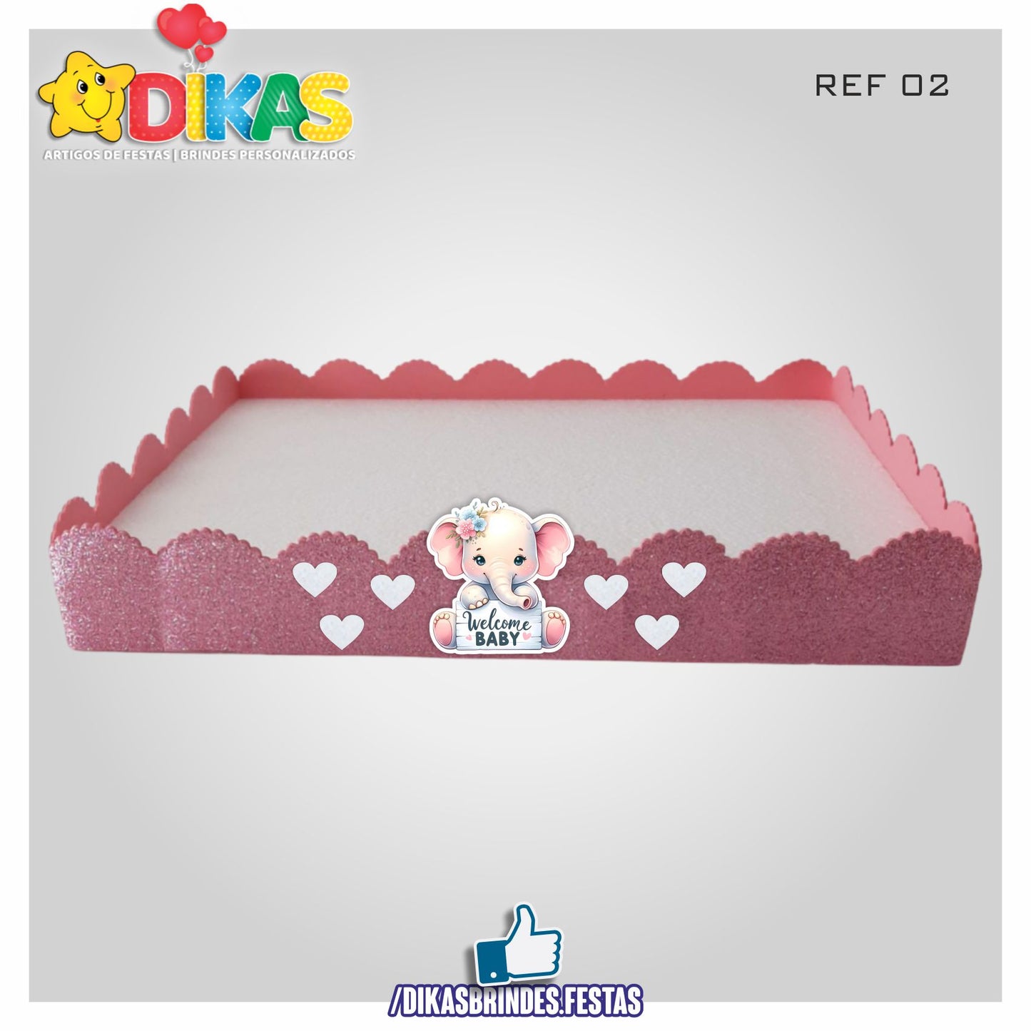 BANDEJA ARTESANAL GRANDE - BEBÉ