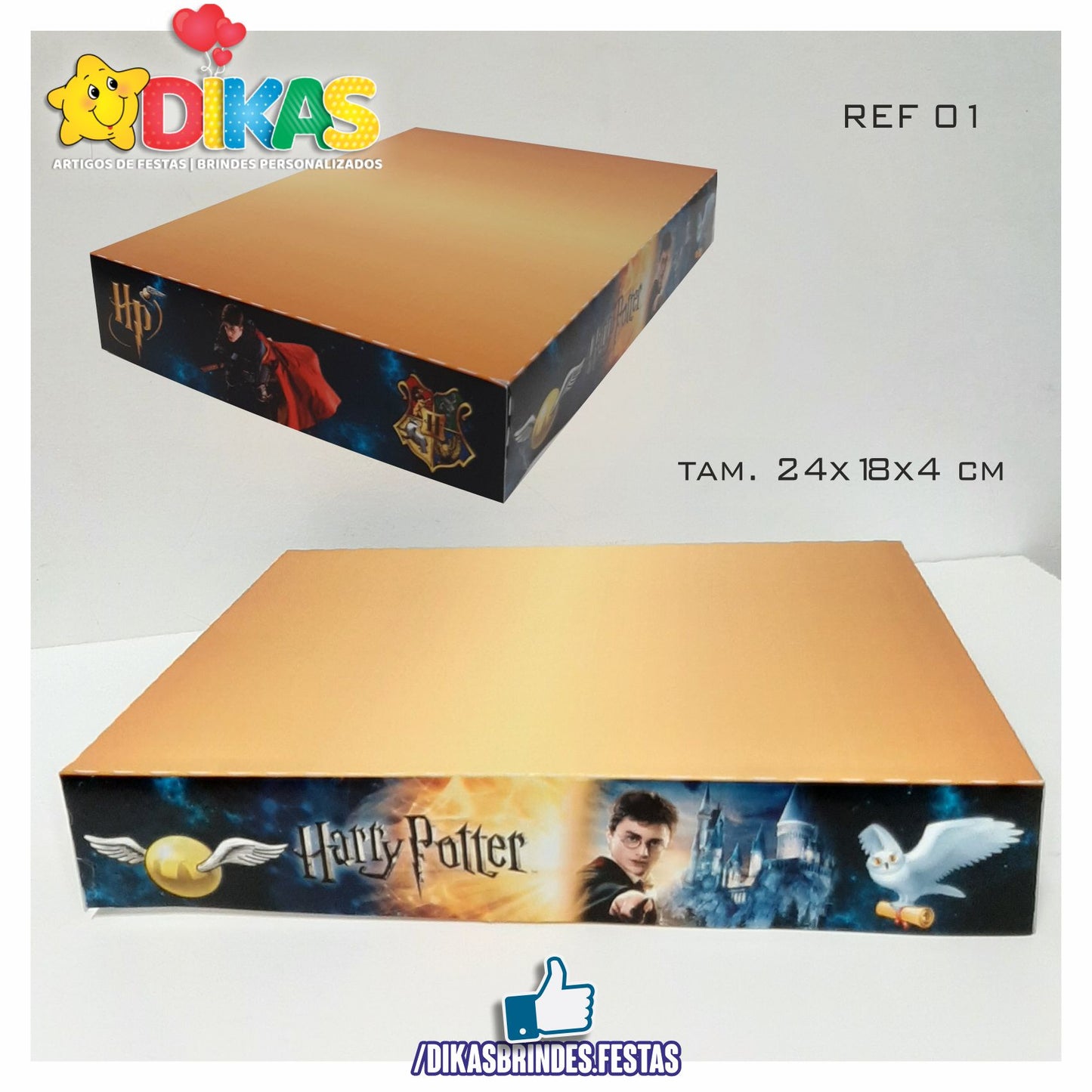 BANDEJA TEMA IMPRESSO - HARRY POTTER