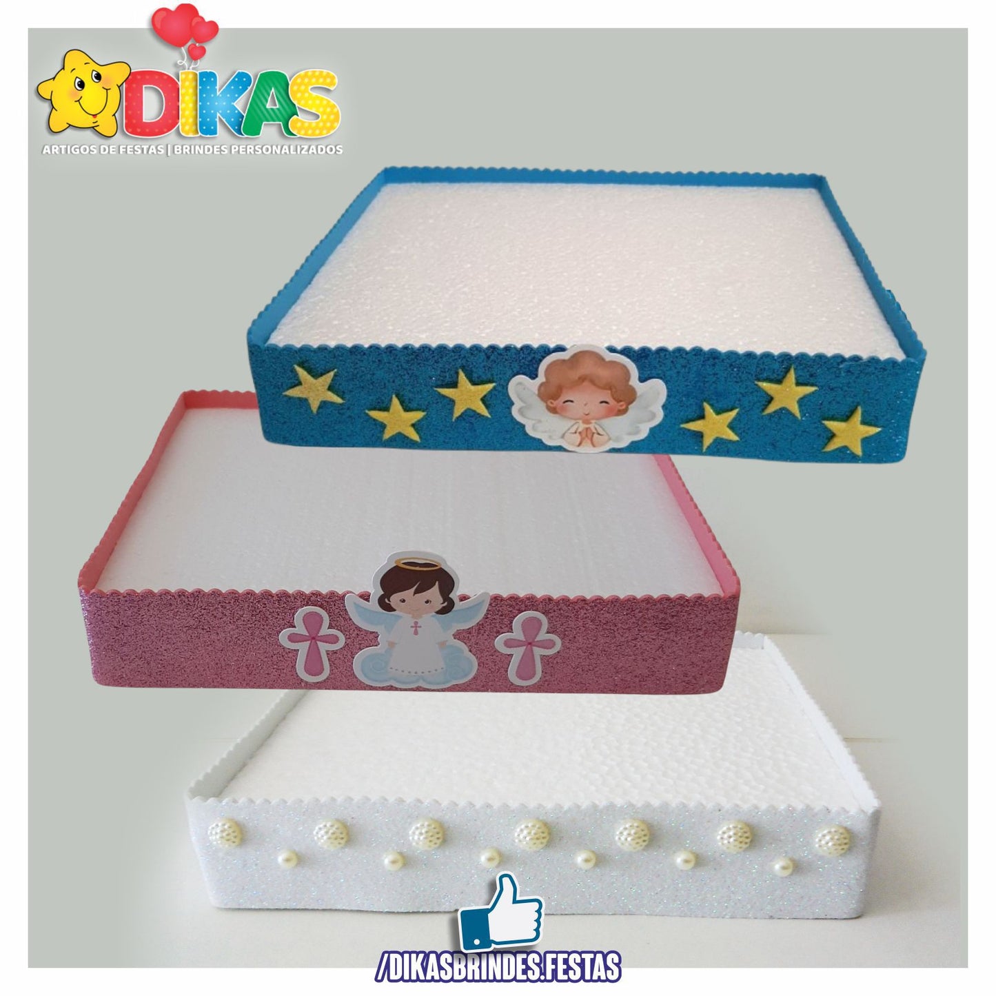 BANDEJA ARTESANAL PEQUENA - BATIZADO