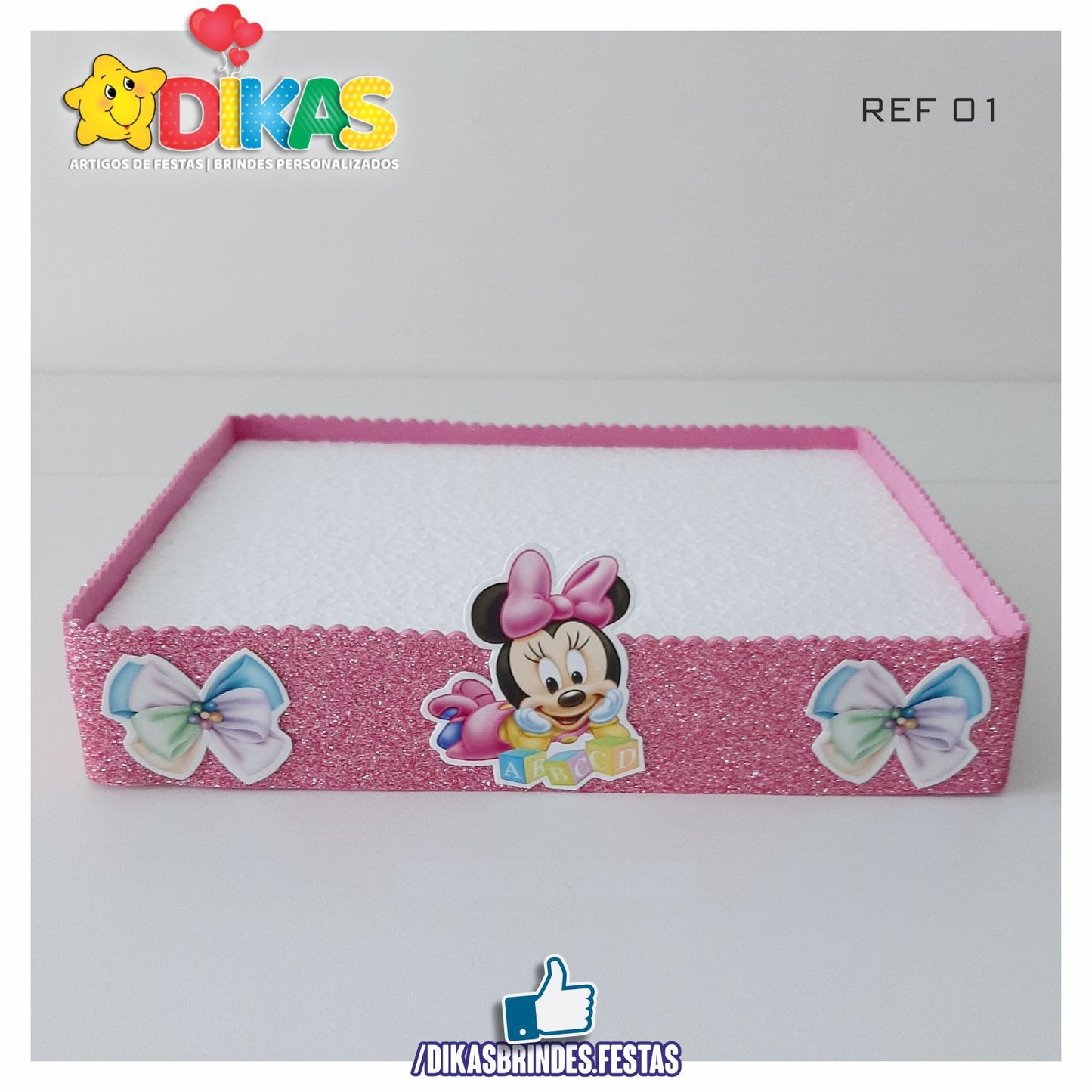 BANDEJA ARTESANAL PEQUENA - MINNIE BABY