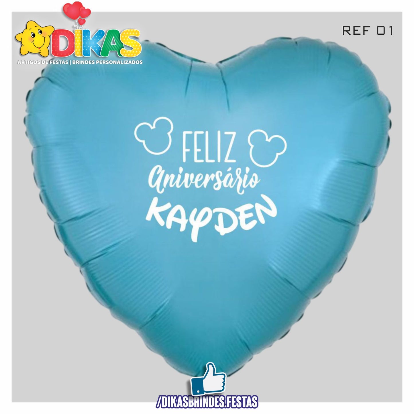 BALÃO FOIL PERSONALIZADO - MICKEY BABY