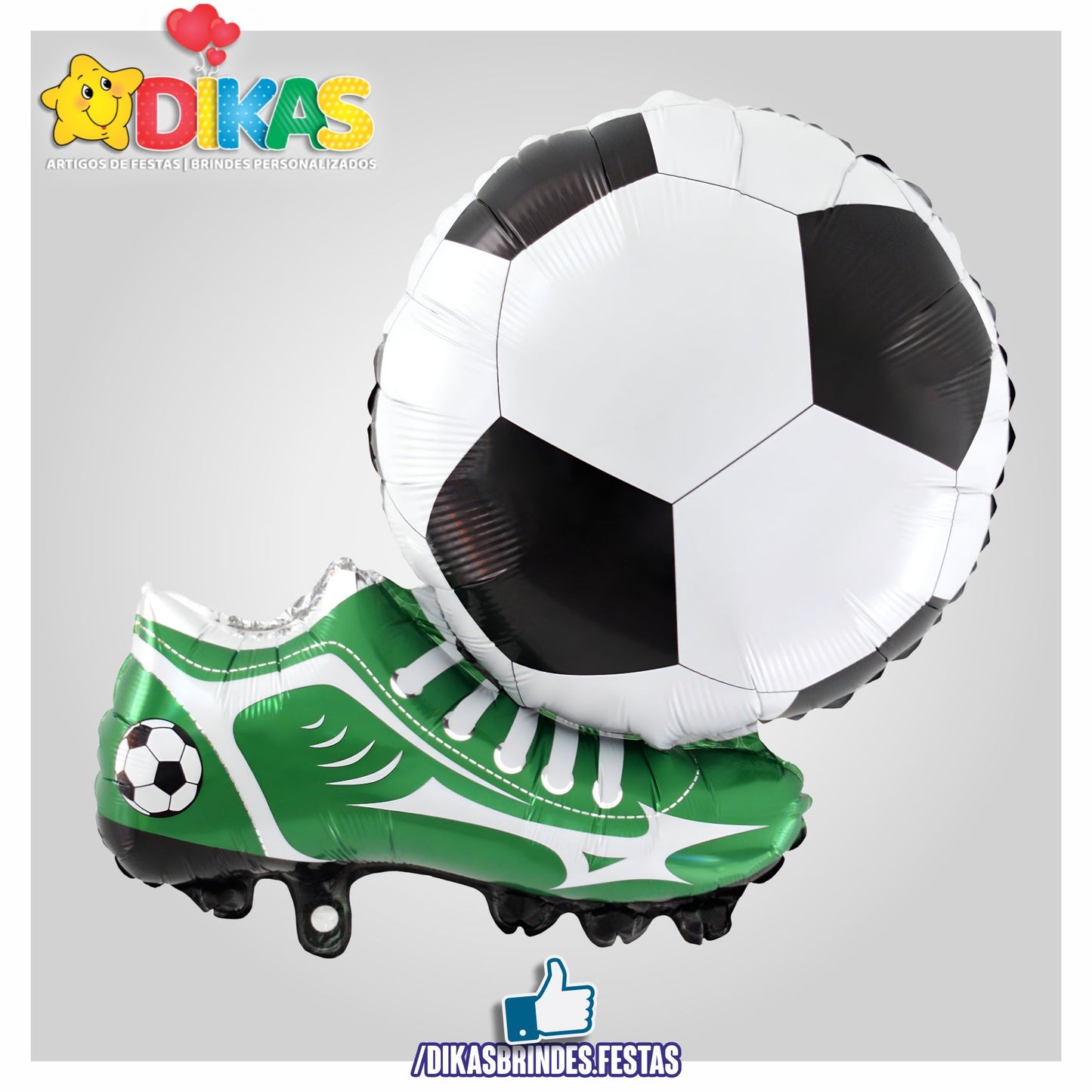 BALÃO FOIL CHUTERIA VERDE