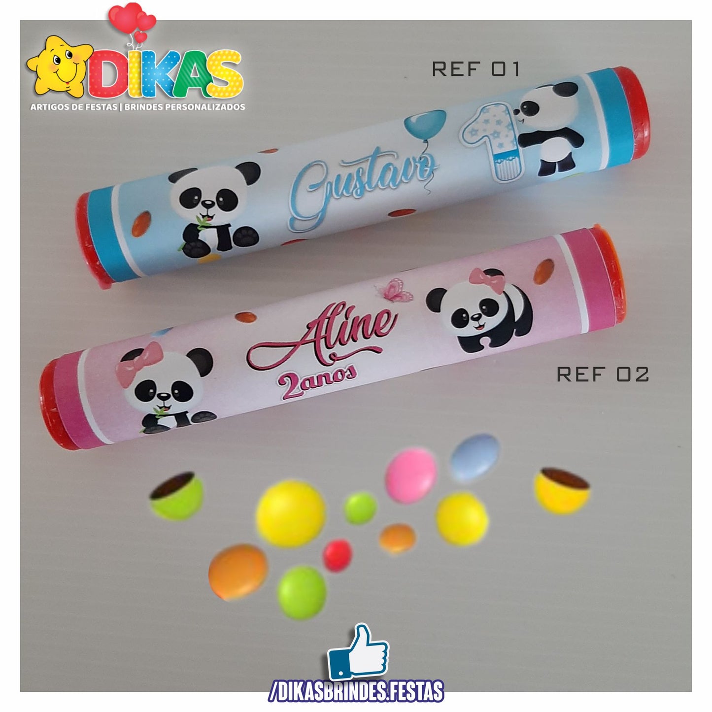 PINTAROLAS TEMÁTICA PERSONALIZADA - PANDA BEBÉ