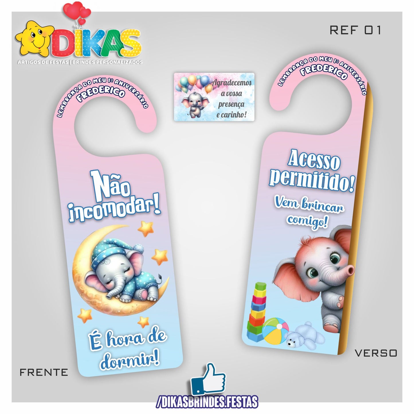 AVISO DE PORTA - BEBÉ