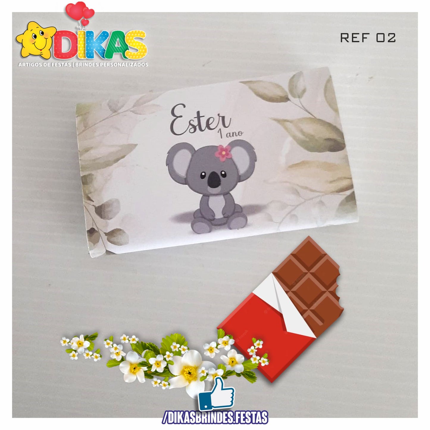 TABLET CHOCOLATE 20G PERSONALIZADO - BEBÉ