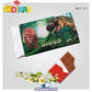 TABLET CHOCOLATE 20G PERSONALIZADO - DINOSSAUROS