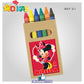 CAIXA DE LÁPIS DE CERA PERSONALIZADA - MINNIE VERMELHA