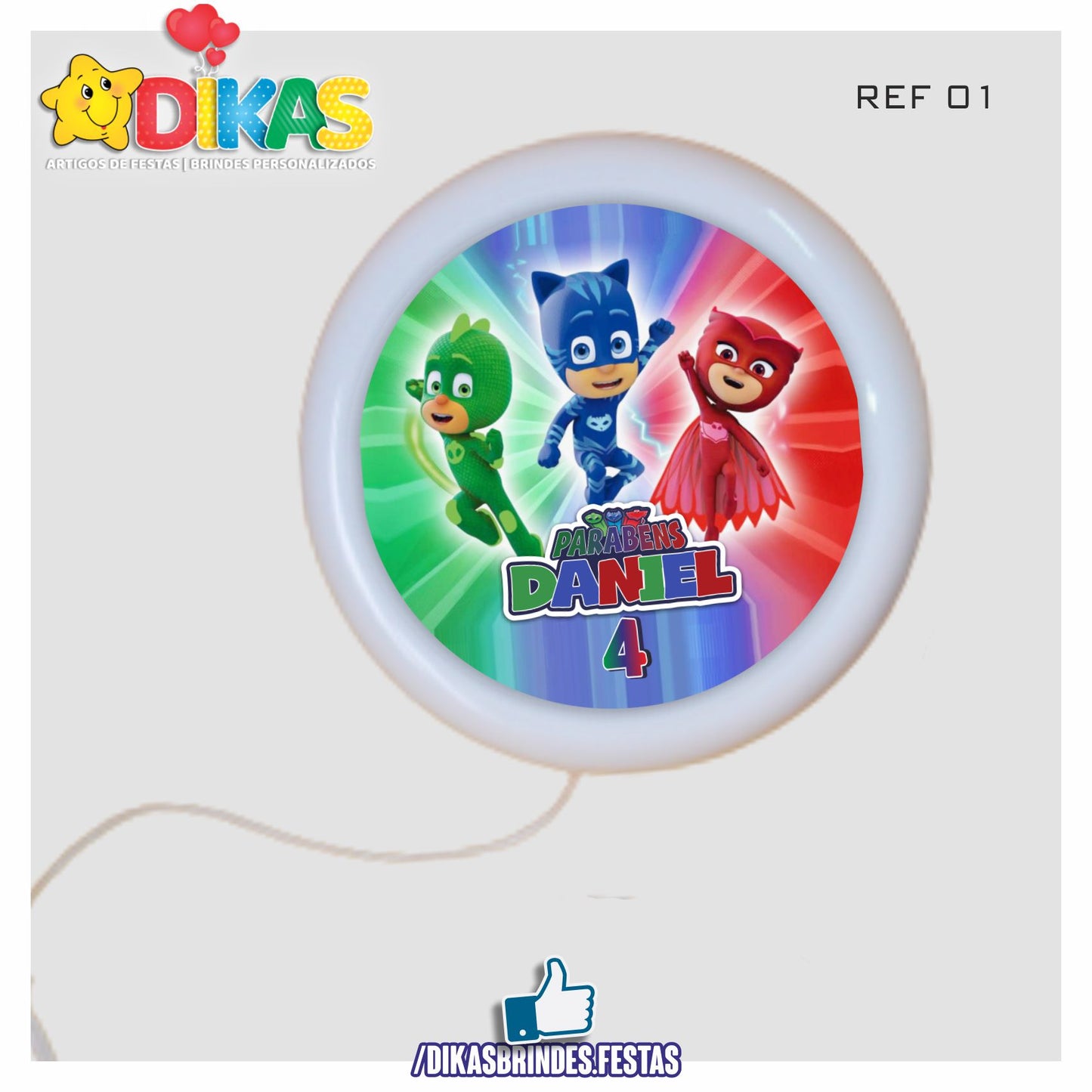 IOIÓ PERSONALIZADO - PJMASKS