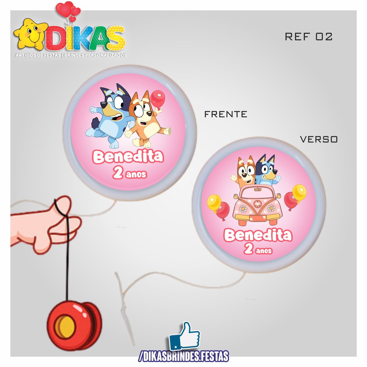 IOIÓ PERSONALIZADO - BLUEY