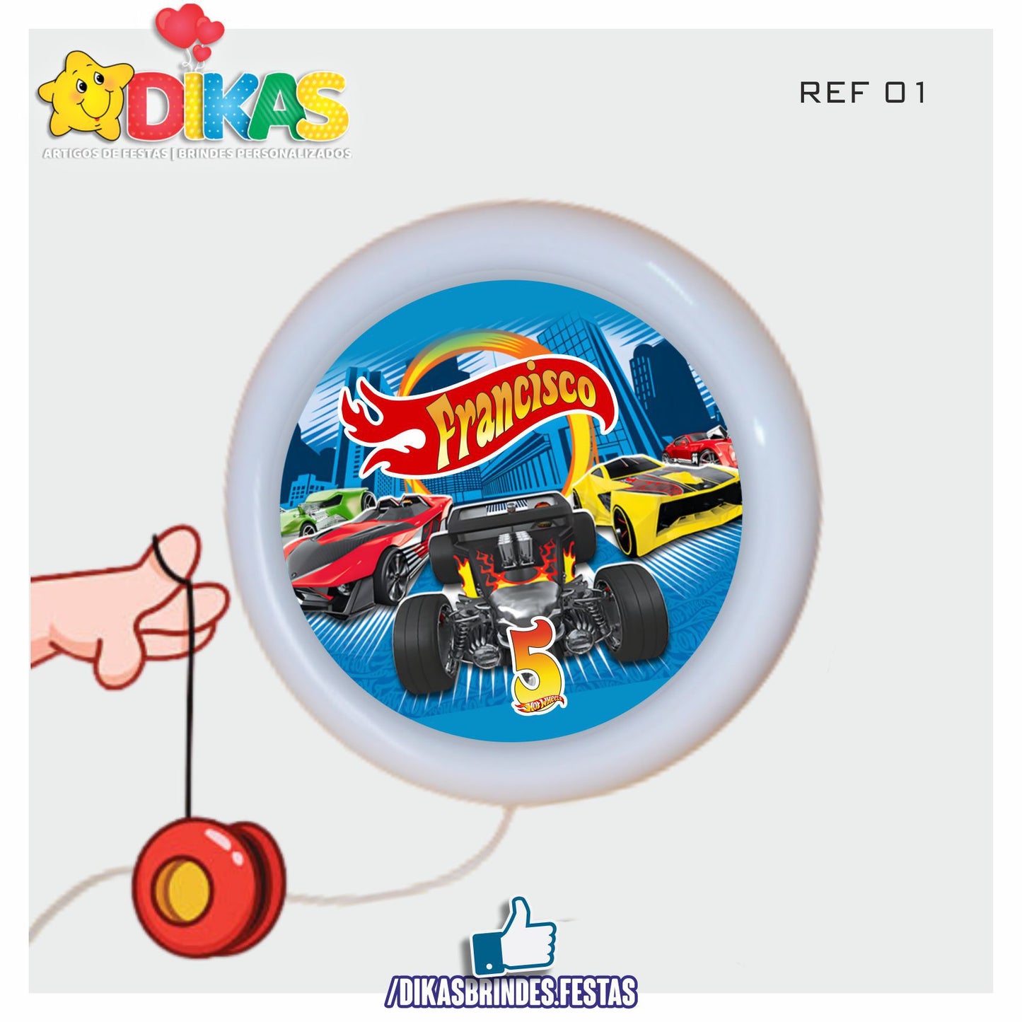 IOIÓ PERSONALIZADO - HOTWHEELS