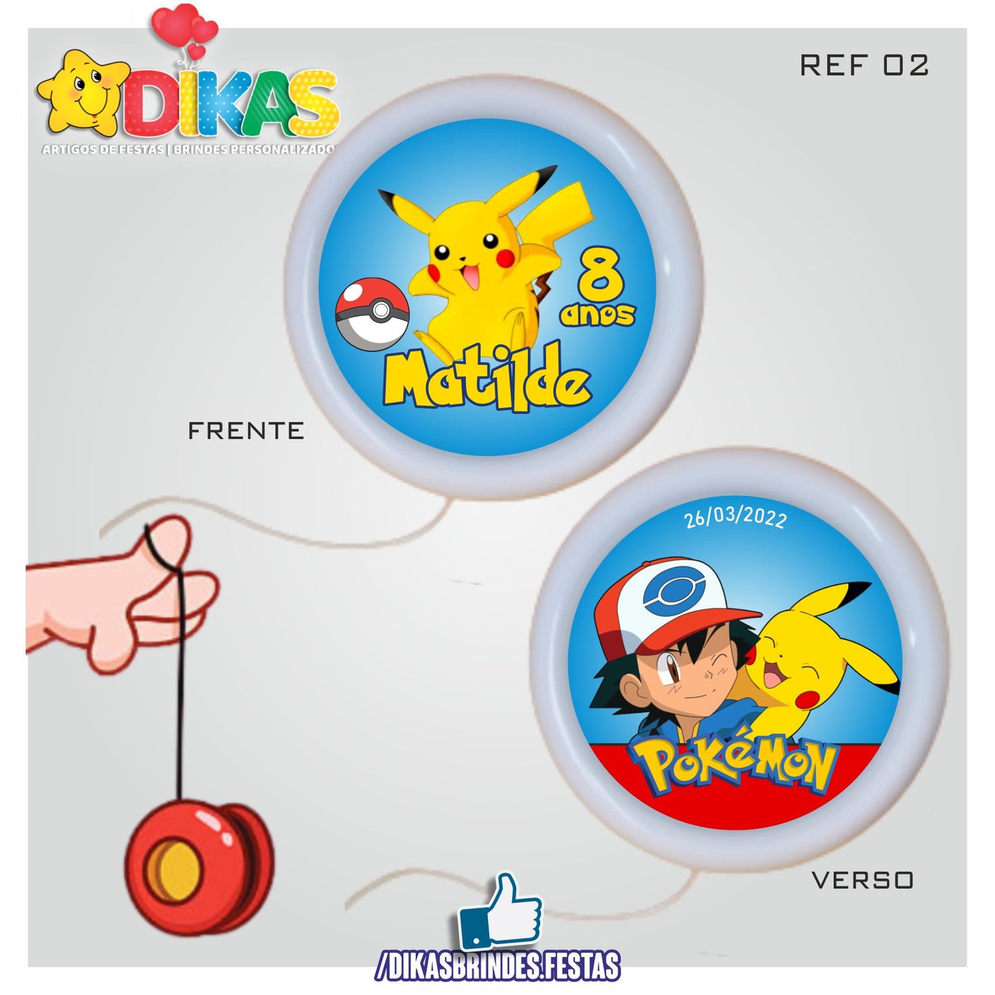 IOIÓ PERSONALIZADO - POKÉMON