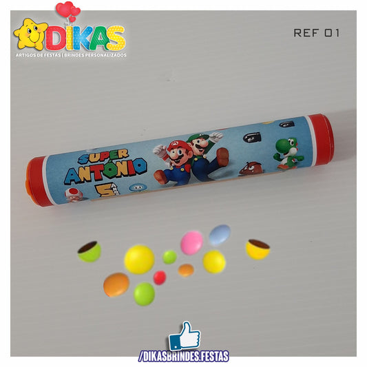 PINTAROLAS TEMÁTICA PERSONALIZADA - MARIO BROS