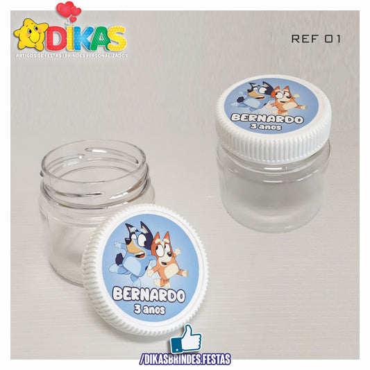 POTE PLÁSTICO 100ML PERSONALIZADO - BLUEY