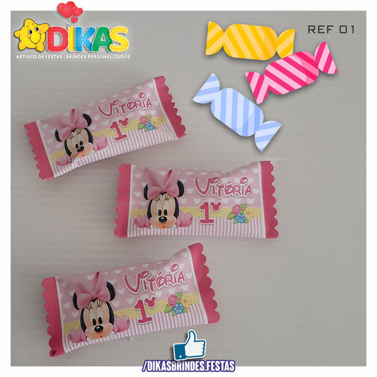 REBUÇADOS PERSONALIZADOS - MINNIE BABY