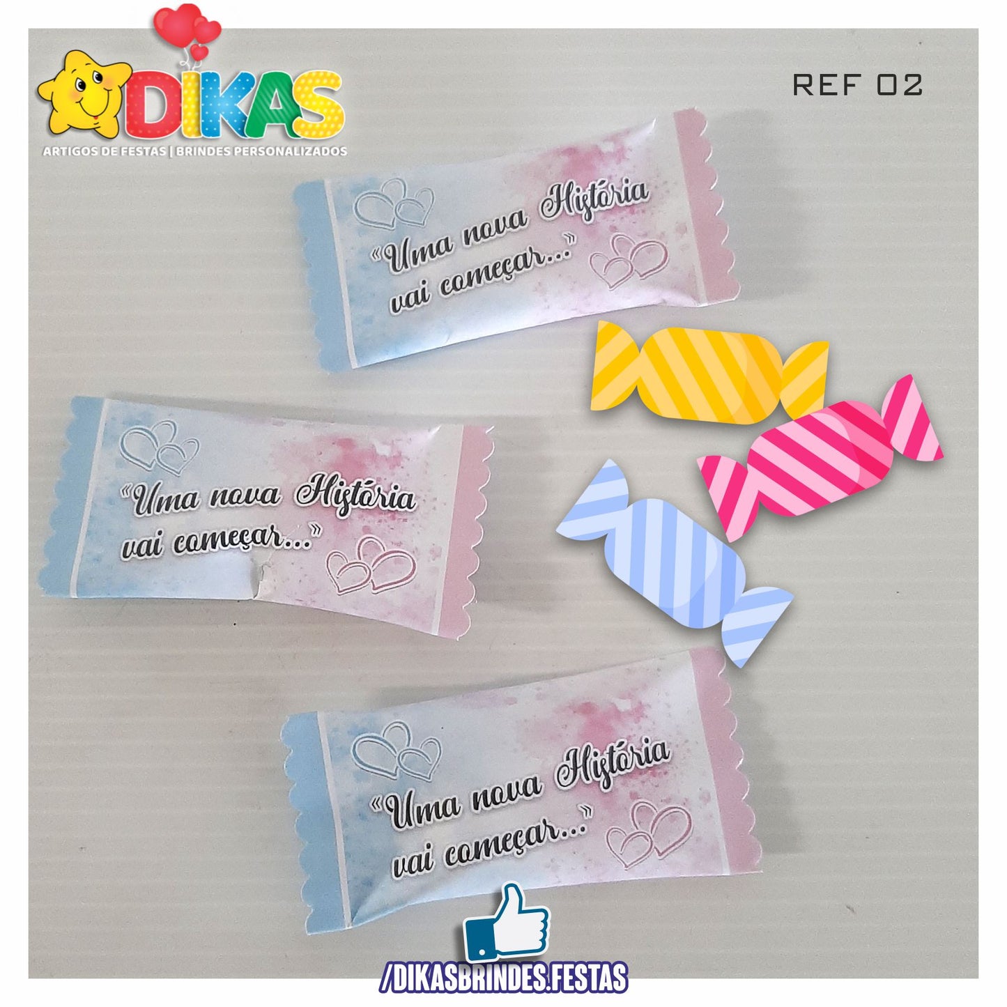 REBUÇADOS PERSONALIZADOS - BEBÉ