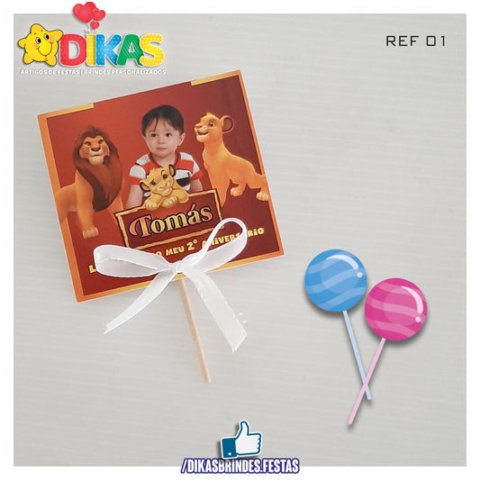 CHUPA PERSONALIZADO - REI LEÃO