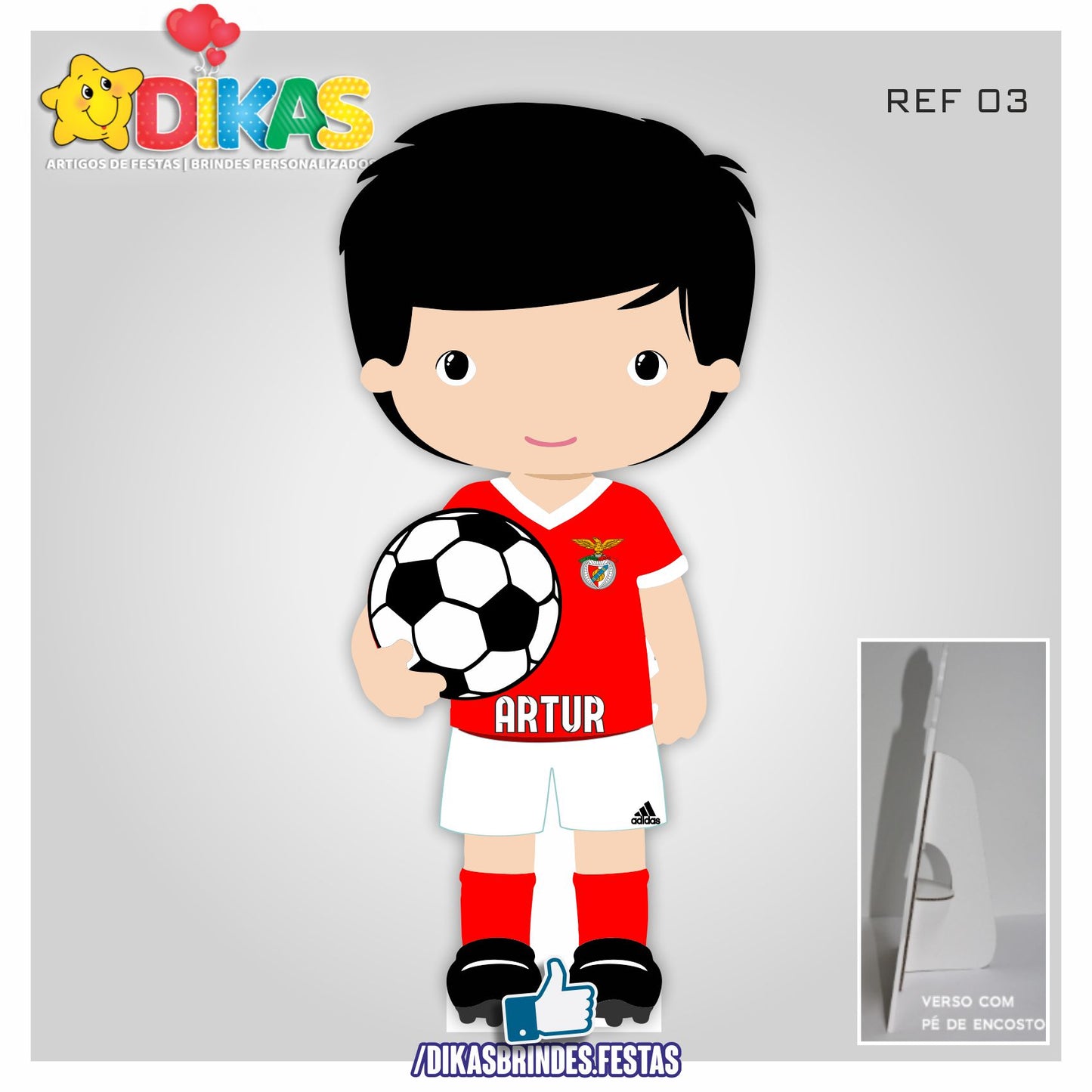 CENÁRIO PARA MESA - FUTEBOL BENFICA