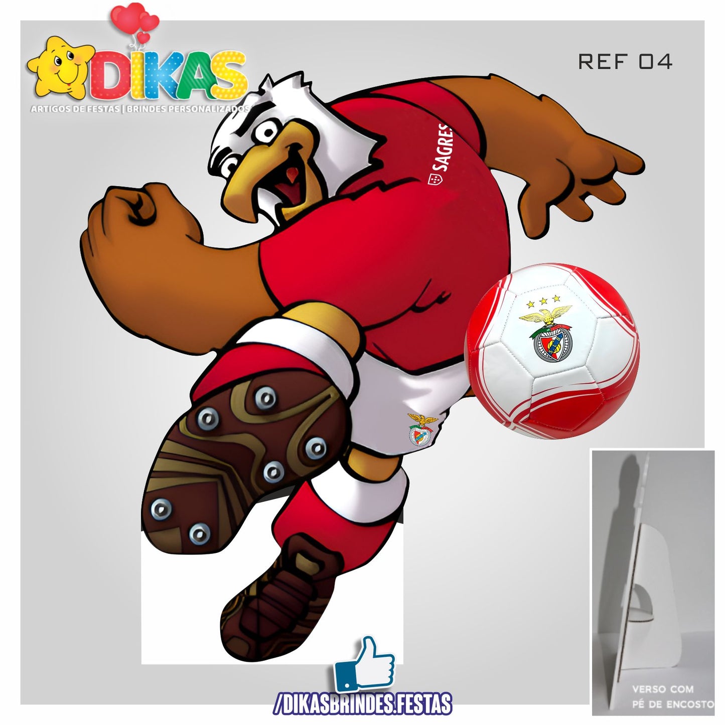 CENÁRIO PARA MESA - FUTEBOL BENFICA