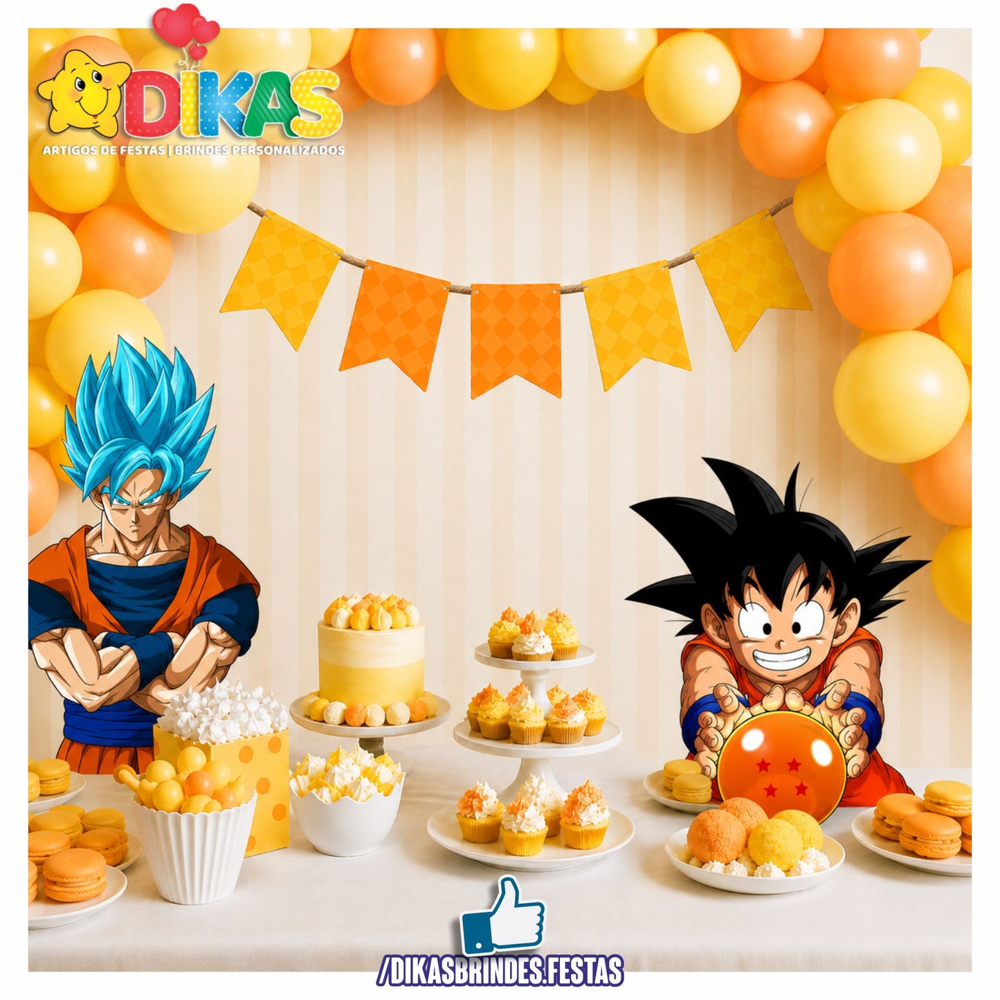 CENÁRIO PARA MESA - DRAGON BALL