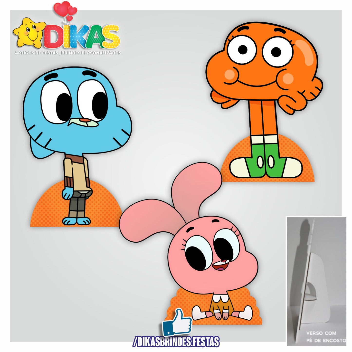 CENÁRIO PARA MESA - GUMBALL