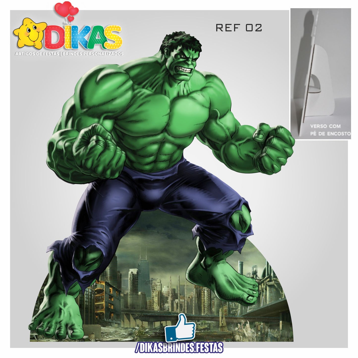 CENÁRIO PARA MESA - HULK