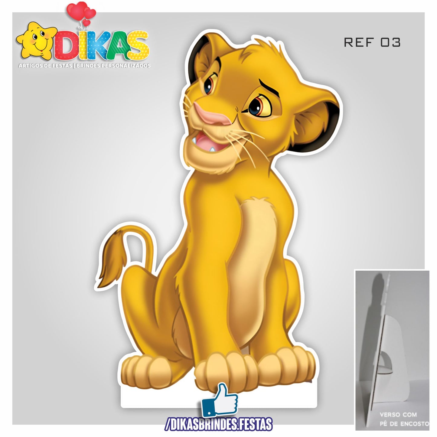 CENÁRIO PARA MESA - REI LEÃO