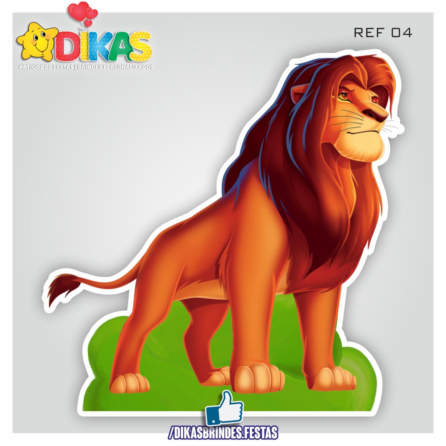 CENÁRIO PARA MESA - REI LEÃO