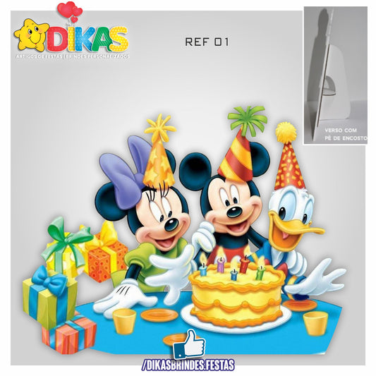 CENÁRIO PARA MESA - MICKEY E OS AMIGOS