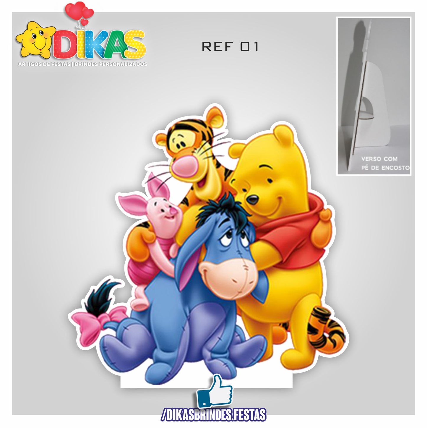 CENÁRIO PARA MESA - POOH
