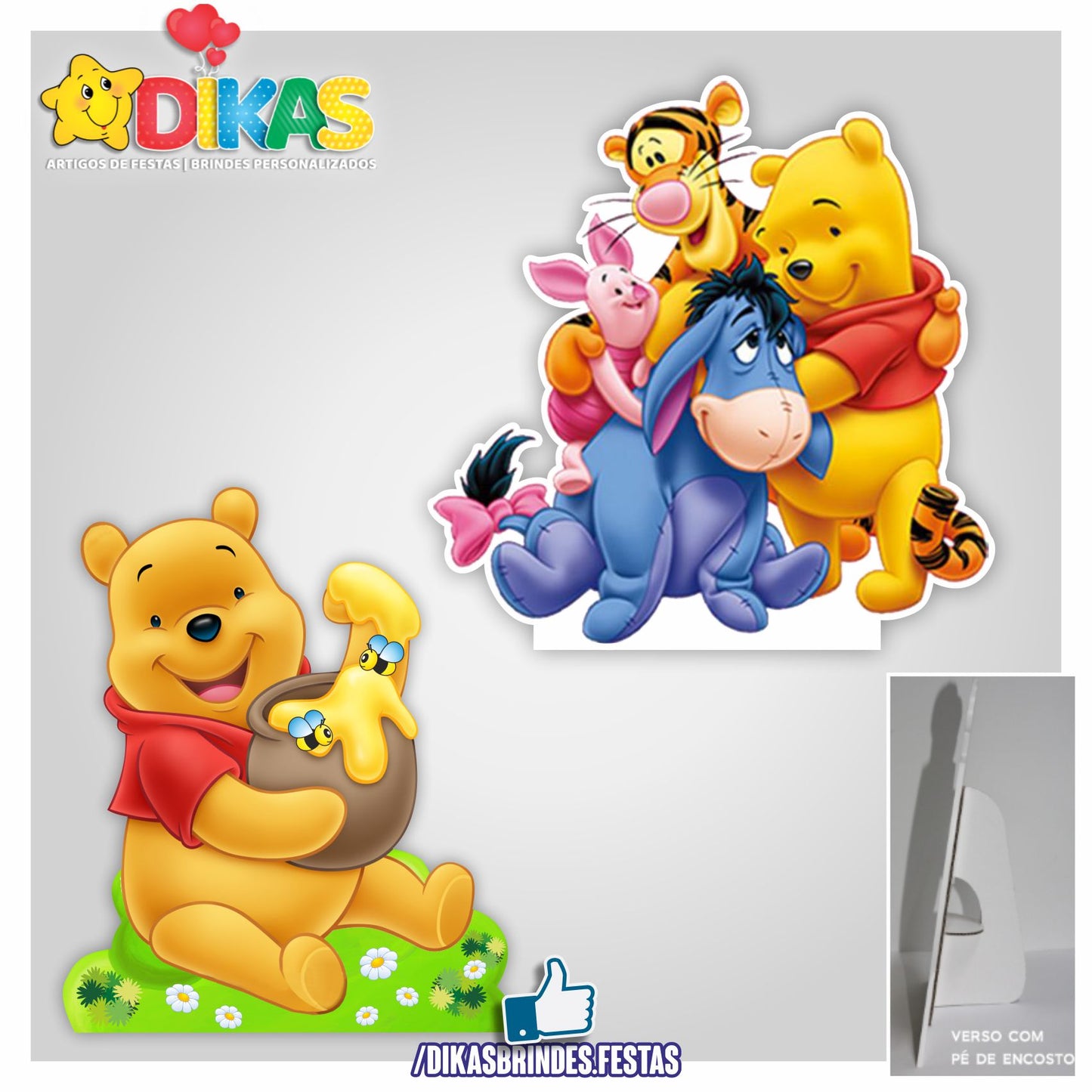 CENÁRIO PARA MESA - POOH