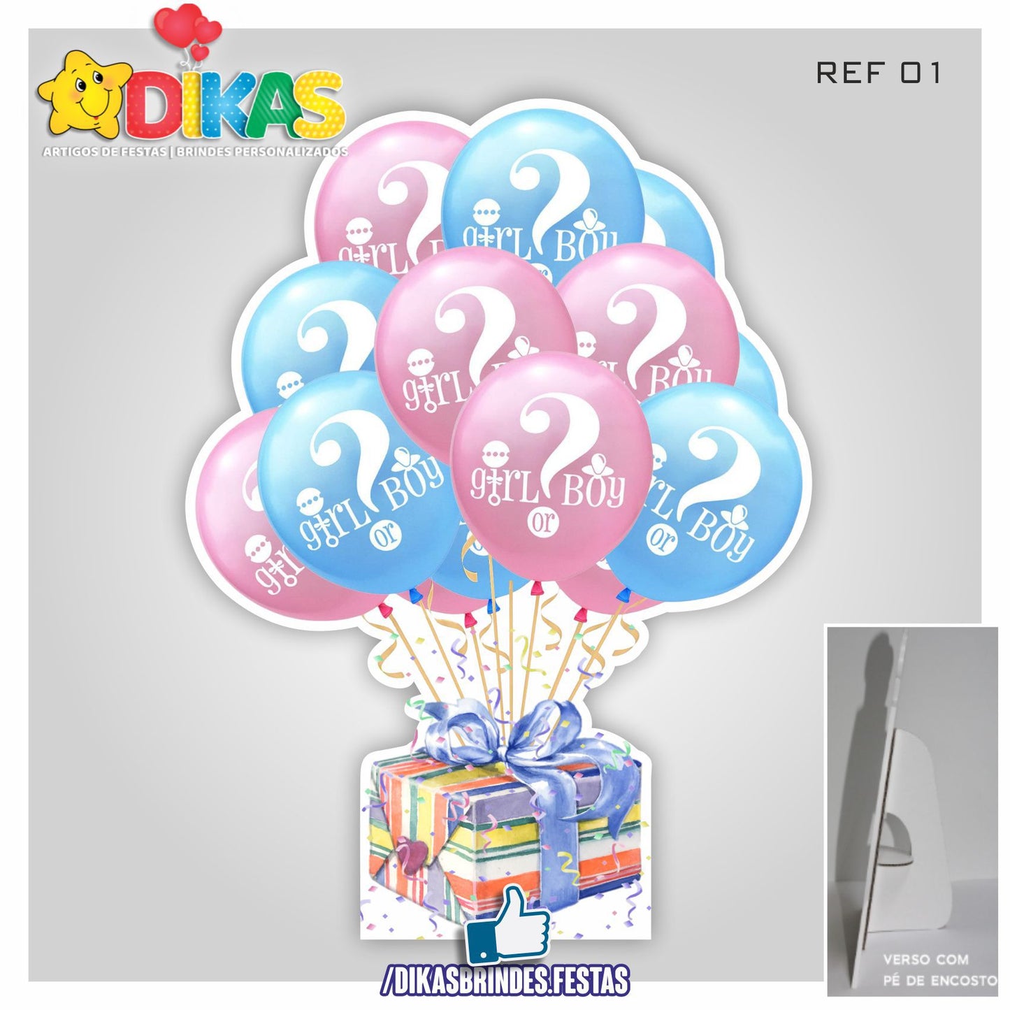 CENÁRIO PARA MESA - CHÁ REVELAÇÃO