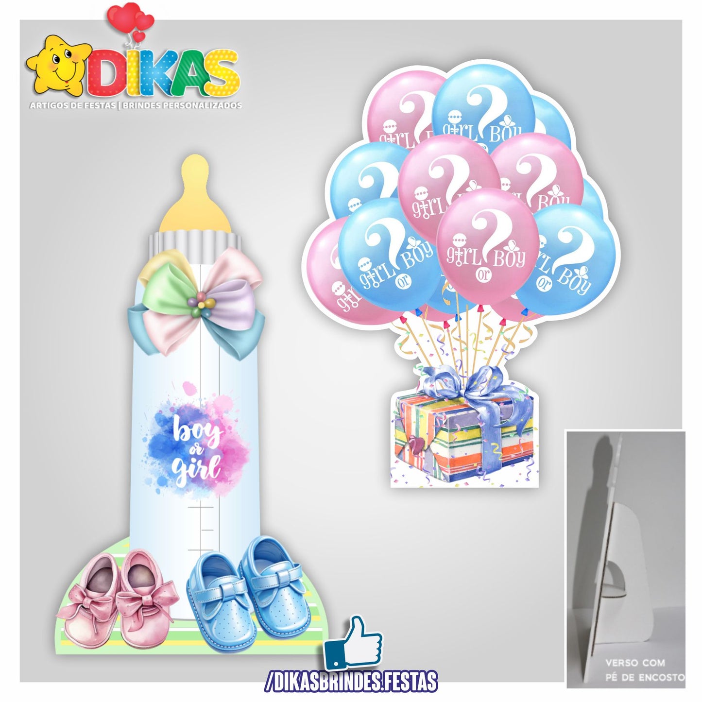 CENÁRIO PARA MESA - CHÁ REVELAÇÃO