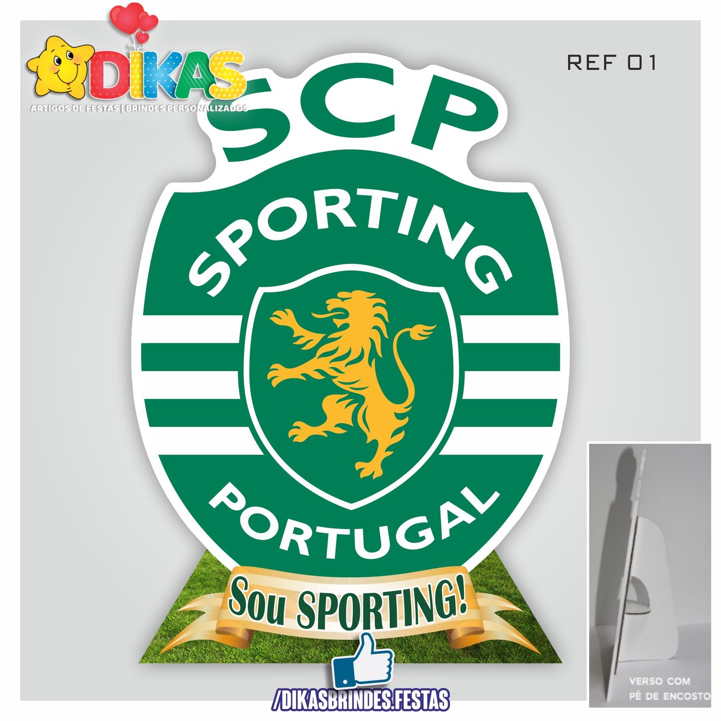 CENÁRIO PARA MESA - FUTEBOL SPORTING