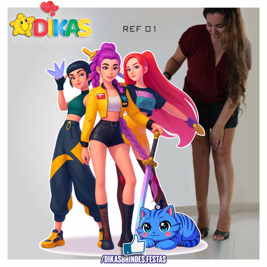 CENÁRIO DE CHÃO - Guerreiras do K-POP