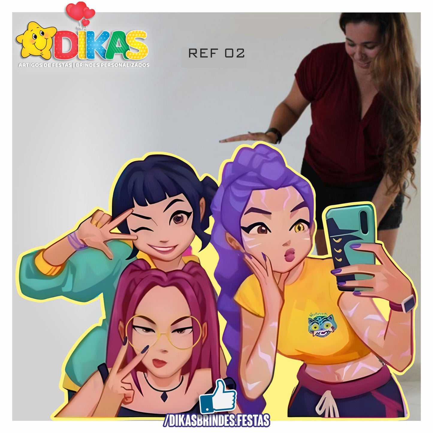 CENÁRIO DE CHÃO - Guerreiras do K-POP