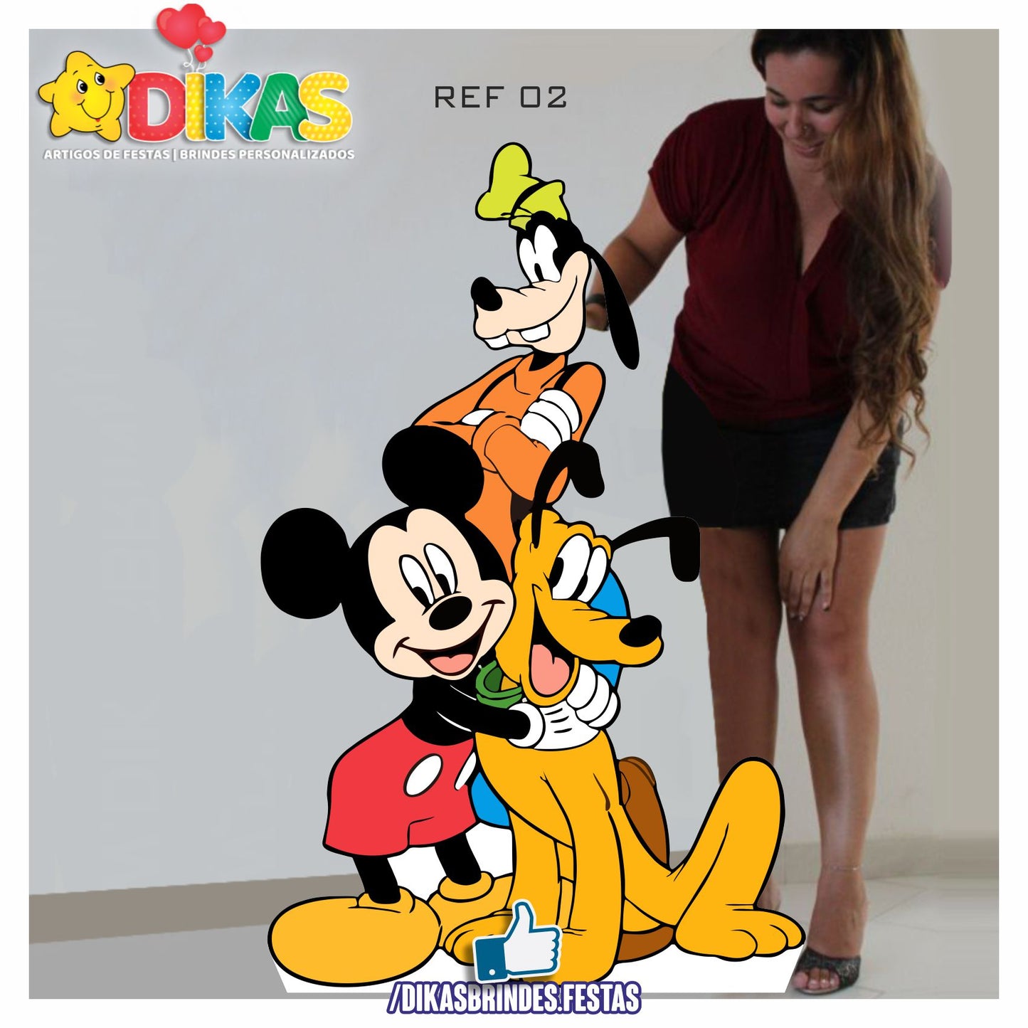 CENÁRIO DE CHÃO - MICKEY E OS AMIGOS