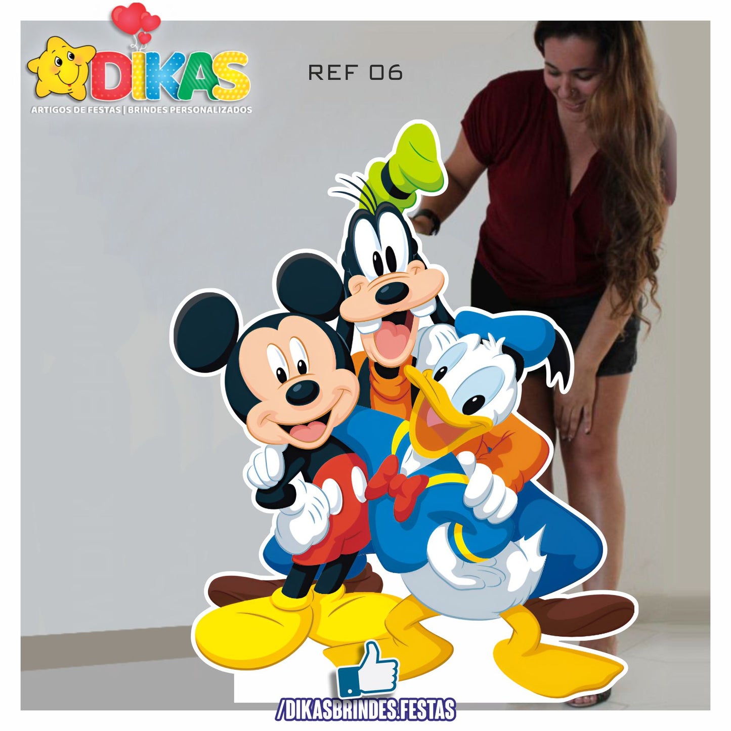 CENÁRIO DE CHÃO - MICKEY E OS AMIGOS