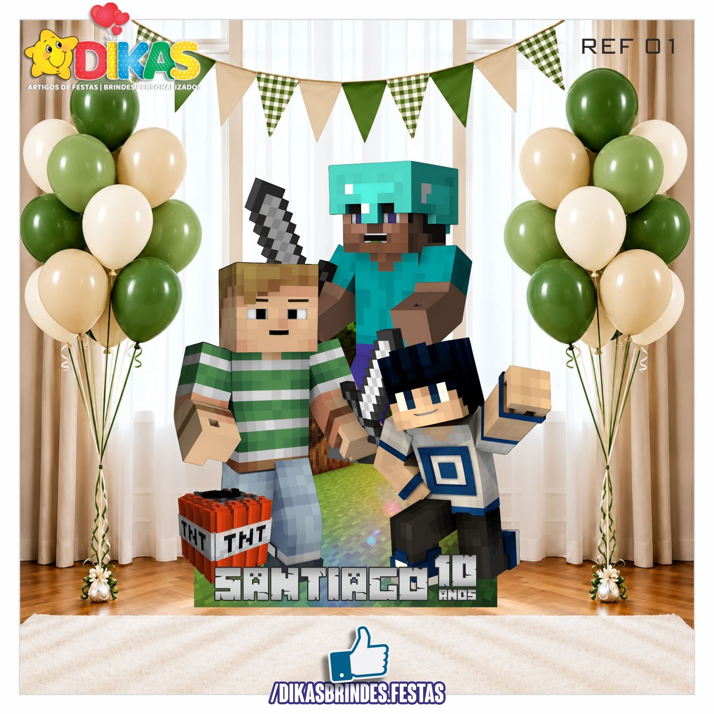 CENÁRIO DE CHÃO - MINECRAFT