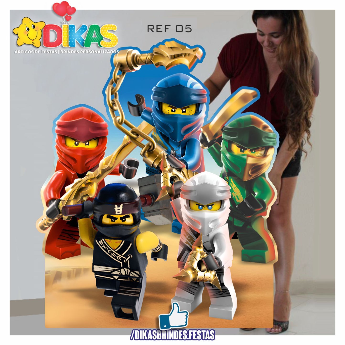 CENÁRIO DE CHÃO - NINJAGO