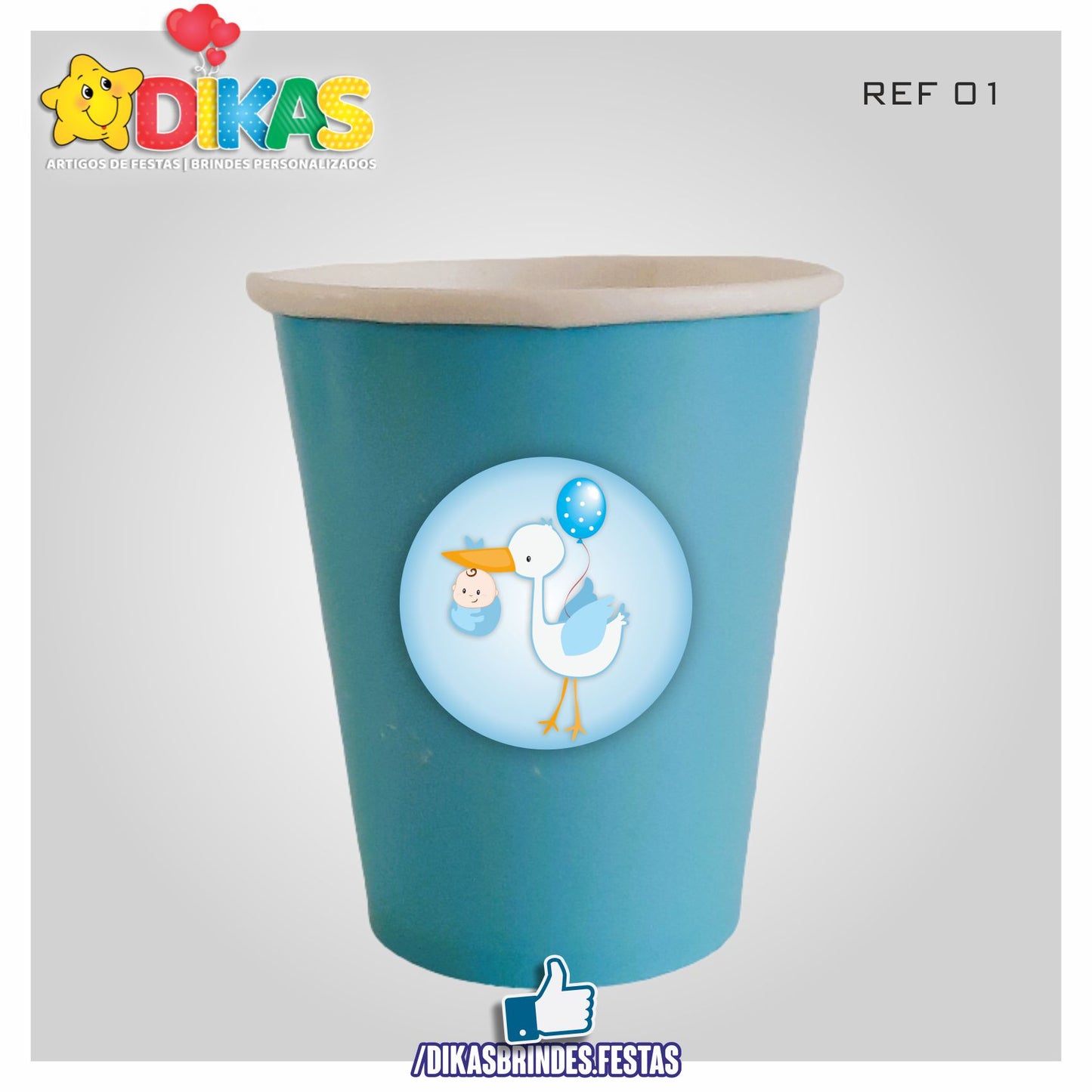 COPO EM PAPEL 20cl - BEBÉ