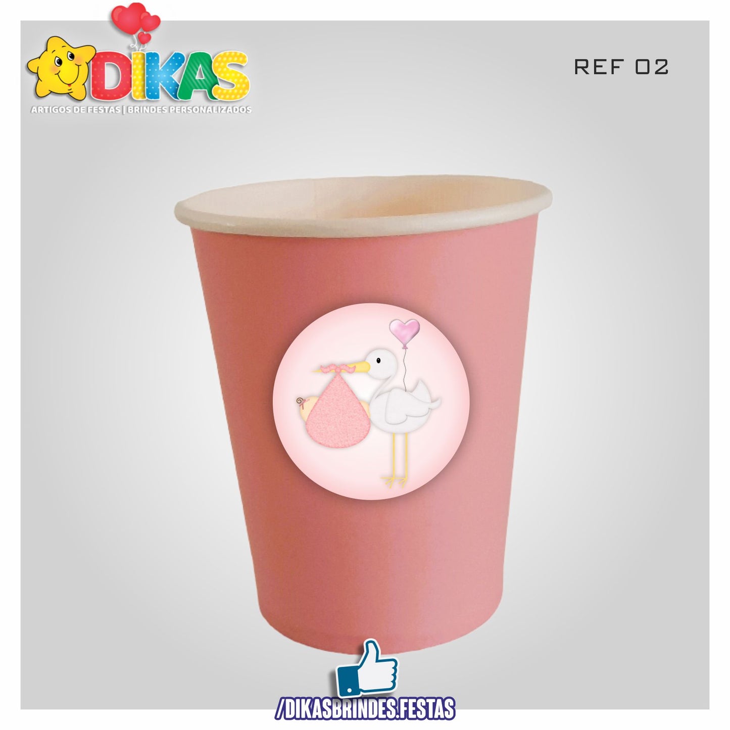 COPO EM PAPEL 20cl - BEBÉ