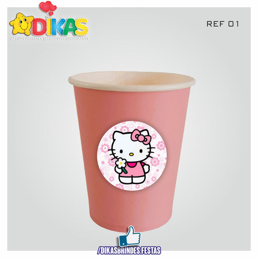 COPO EM PAPEL 20cl - HELLO KITTY