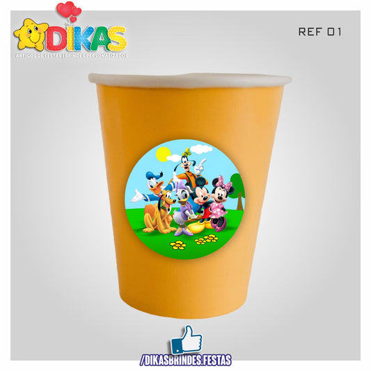 COPO EM PAPEL 20cl - MICKEY E OS AMIGOS