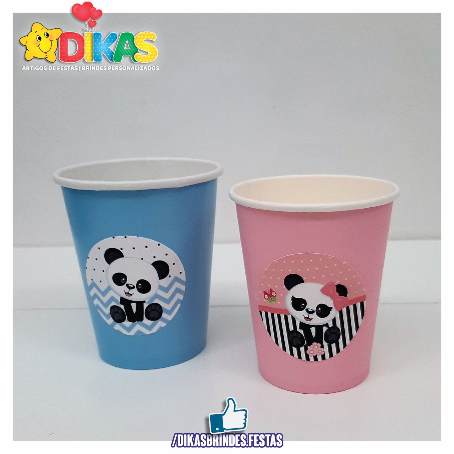 COPO EM PAPEL 20cl - PANDA BEBÉ